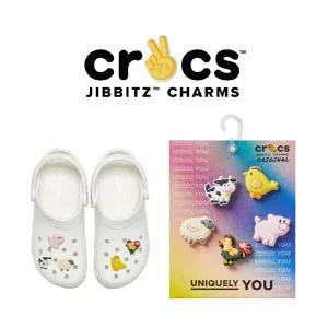 [크록스 본사] 지비츠 참 농장동물 친구들 5pack 10015763 [백화점 정품]