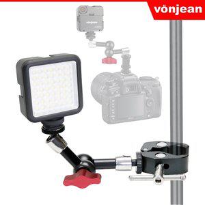 [본젠]KL-149S 미니 LED 라이트 + KM-192G 매직암 + KM-091A 슈퍼 클램프 SET (카메라 액션캠 촬영 등)