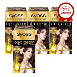 갤러리아 사이오스 올레오크림 새치염색약 3-N 로얄브라운 x 4개