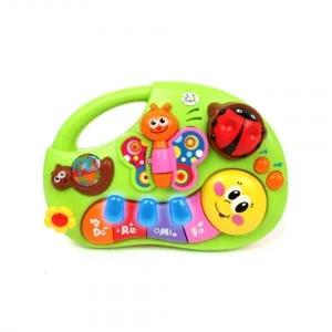 h37 오즈토이 멜로디 곤충 피아노 ar-1206 유아 악기놀이 멜로디 국민 피아노 6개월 장난감