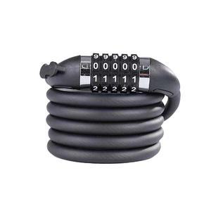 [RG5L11RT]자전거 자물쇠 1 8m 비번설정 부착형 자전거벨