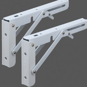 TK (4개) 영달철물 벽고정 접이식 선반대 2p세트 20cm 화이트 벽선반 벽걸이선반 벽받침대 브라켓 선반브라