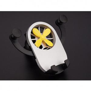 TK (6개) 차량 송풍구 중력 거치대 실버풍차