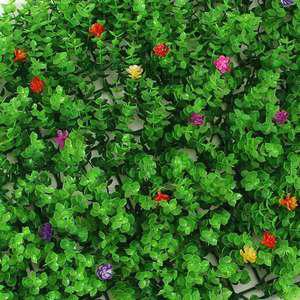 TK (4개) 정원인테리어 벽장식 인조잔디 60x40cm 작은꽃