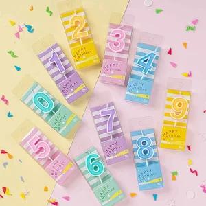 TK (10개) 해피니스 숫자 생일초 10개입 09