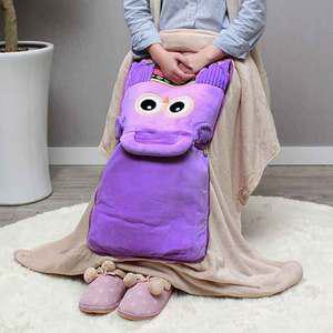 TK (2개) 부엉이 쿠션담요 퍼플