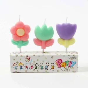 TK (10개) 해피니스 꽃모양 생일초 3개입 x 3세트