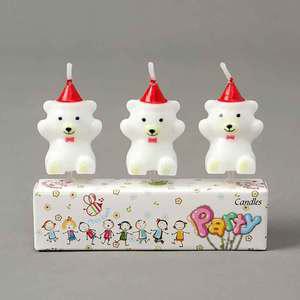 TK (10개) 해피니스 만세곰 생일초 3개입 x 2세트 화이트