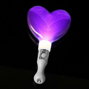 TK (10개) LED 하트 야광봉 퍼플