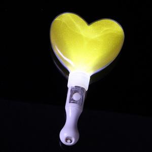TK (10개) LED 하트 야광봉 옐로우