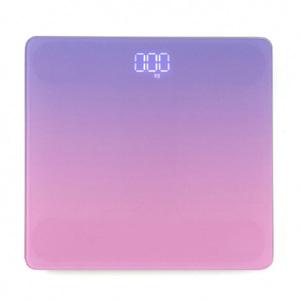 TK (2개) 그라데이션 디지털 체중계 퍼플 LED체중계 디지털체중계 전자체중계 사각체중계 체중측정계