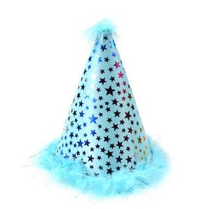 TK (20개) 꼬깔모자 스타 블루 대 유치원 어린이집 초등학생 만들기 미술 공작수업 키트