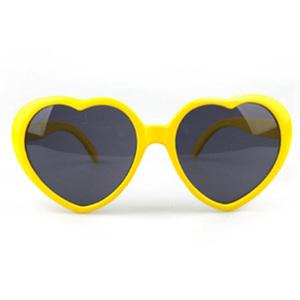 TK (10개) 하트안경 옐로우 유치원 어린이집 초등학생 만들기 미술 공작수업 키트