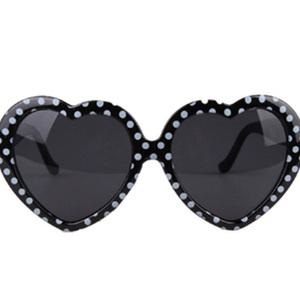 TK (10개) 하트도트안경 블랙 유치원 어린이집 초등학생 만들기 미술 공작수업 키트