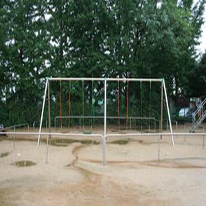 TK 오성 그네4인용 안전가이드포함 OSP-101S-4 4인용 6000×1500×2300mm 안전펜스 포함 스텐레스 학교 공