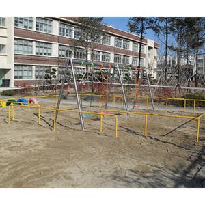 TK 우리 그네 스텐 4인용 WR1145 규격 8000×8000×2100mm 코팅안장 안전인증제품 어린이놀이기구 야외기구