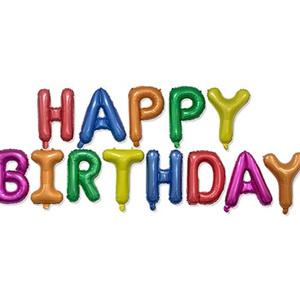 TK (6개) 생일레터은박풍선 레인보우 유치원 어린이집 초등학생 만들기 미술 공작수업 키트