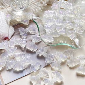 [2개]관통형 30mm 세로형 인어펄 주름 리본 3-1036-1 비즈공예 악세사리재료