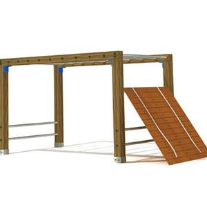 TK 한별 장벽넘기및구름다리 HBP1206R L450 W200 H200cm 초등학교용 야외놀이시설