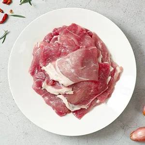 T_[숨비포크]제주 한돈 흑돼지 뒷다리살 500g + 500g (두루치기용)