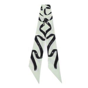 [버버리]라프리마 버버리 리본 프린트 실크 스키니 스카프 8103807