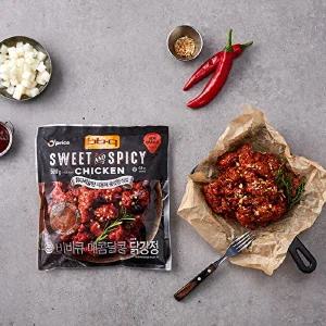 [BBQ]T 겉바속촉 매콤달콤 양념 닭강정 500g*2봉