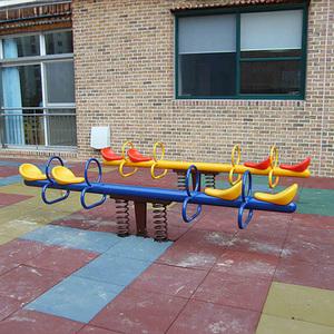 TK 시소 철재 4인용 스프링 VK1134 초등학교 야외 공원 유치원 어린집 놀이터 시소 놀이기구 국내제작 설치