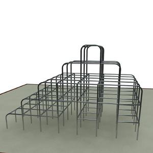 TK 정글짐 스텐 7X4X5칸 VK-1147-3 초등학교 운동장 야외 공원 어린이 놀이터 정글짐 놀이 시설 기구 제작