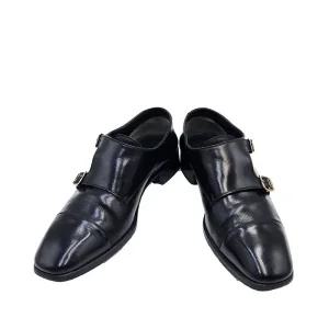 [중고명품] J1187 더블 몽크스트랩 남성 구두 블랙 8.5