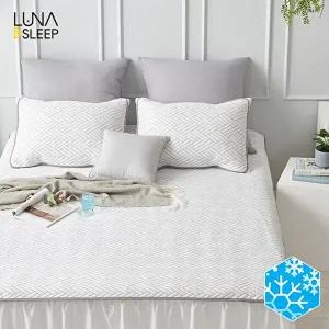 [루나앤슬립]냉감 패드 2장+냉감 밴딩형 베개커버 세트(K)