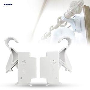 코텍 무타공 커튼브라켓2P C0323 못없이 커튼봉 고