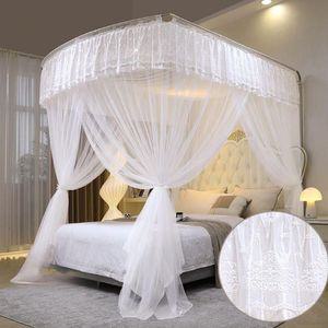 공주 침대 캐노피 공주침대 꾸미기 커튼 레이스 지붕 텐트