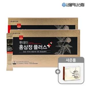[CJ단독] 6년근 투데이 홍삼정 플러스 60포 2세트 쇼핑백 포함)