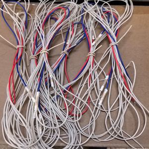 용밍 도어 프레임 난방 냉장 보관 가장자리 헤어 라인 실리콘 고무 가열 냉풍기 가열선 8.95 미터 220V