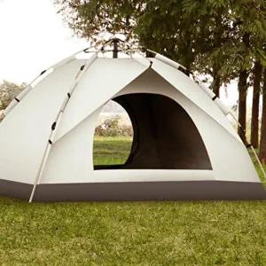 원터치 텐트 그늘막 4인용 돔쉘터 타프 등산 공원-WFHFFBN