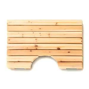 편백나무 욕실 발판 변기형 63cmx46cm/바닥/받침/변기/안전/깔판/디딤대/메트