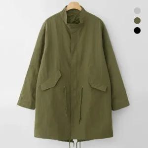 [MNC] 셔링 오버핏 롱야상  MDJK005FF)