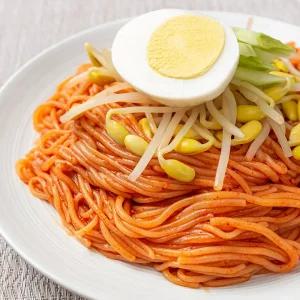 [개별포장] 매콤달콤 비빔쫄면 6인분세트 (쫄면 200g 6봉 + 비빔소스 6봉)