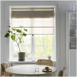 이케아 링블롬마 로만블라인드 베이지 100x160cm 롤스크린 버티컬 커튼