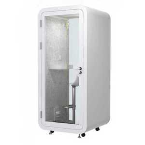 사무실 폰부스 1인용 간이 개인방송 음악 녹음 방음실