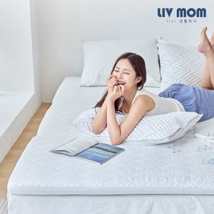 리브맘 듀라쿨 냉감 에어클라우드 3단접이식 매트리스 싱글/퀸