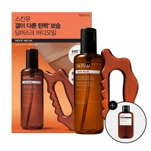 스킨유 이노센트 딥머스크 탄력 바디오일 130ml  괄사