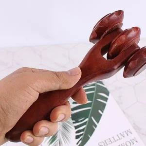 나무 롤러 핸디 지압기 1개 (WFHWW87)