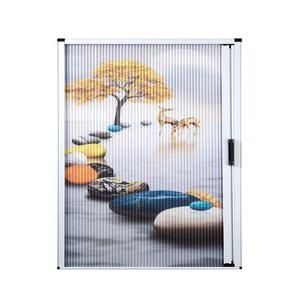 주문제작 자바라 슬라이드문 주름문 폴딩 인테리어 주방 보일러실 흰색 커튼