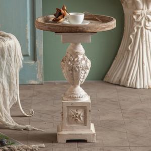 레트로 우드 원형테이블 삼나무/우아함/내구성/견고함/빈티지/나뭇결/원목/클래식