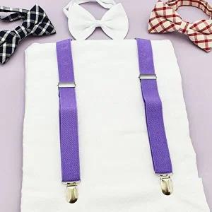 컬러 멜빵 어린이용 보라 주니어멜빵 아동멜빵 유아멜-WFHO316