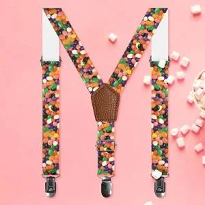 패턴 어린이 멜빵 젤리 주니어멜빵 아동멜빵 유아멜빵-WFHO4RA