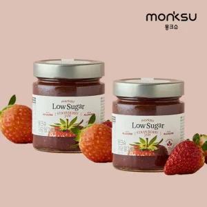 [몽크슈] 저당 저칼로리 알룰로스 딸기잼 260gx2