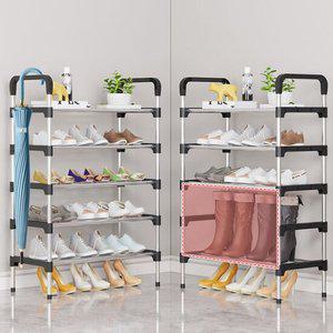 6단 다용도신발거치대 우산꽂이 우산거치대 신발장 조립신발장 정리함 빨래건조대