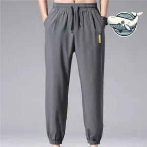 [라일리] Rly 여름용 쿨링 조거팬츠 통기성 밴딩팬츠 편안한  32097887)